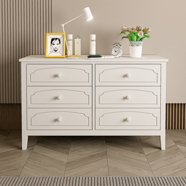 Red Barrel Studio® Luxembourg Accent Chest, 6 Drawers Dresser